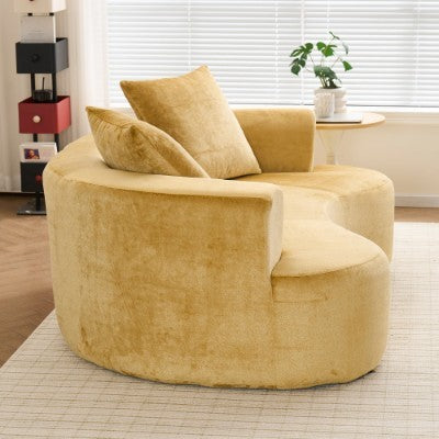 Moon Shaped Sofa and Modern Sleeper Cat Waist Sofa