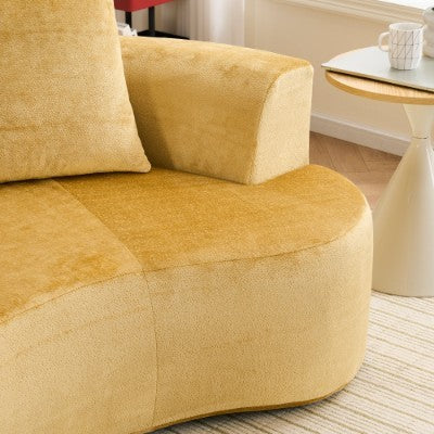 Moon Shaped Sofa and Modern Sleeper Cat Waist Sofa