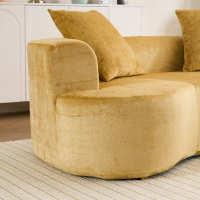 Moon Shaped Sofa and Modern Sleeper Cat Waist Sofa