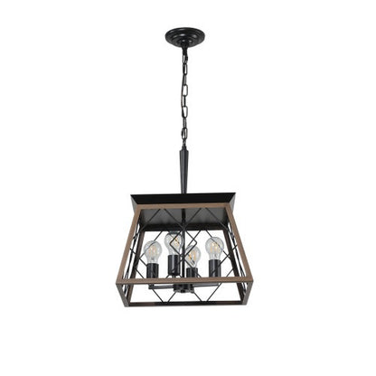 Farmhouse Chandelier 4 Lights Vintage Antique Chandelier Lamps