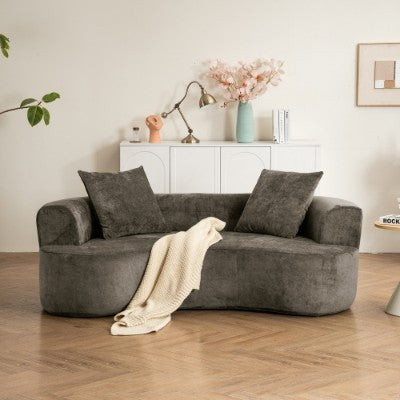 Moon Shaped Sofa and Modern Sleeper Cat Waist Sofa
