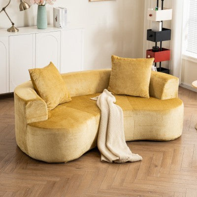 Moon Shaped Sofa and Modern Sleeper Cat Waist Sofa